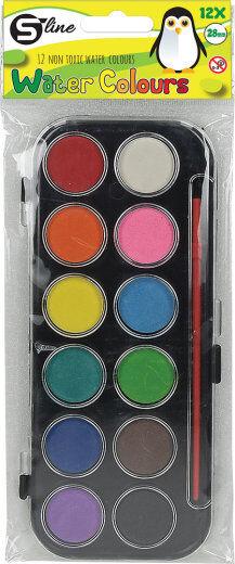 S-line Vodene bojice, 12x28ml