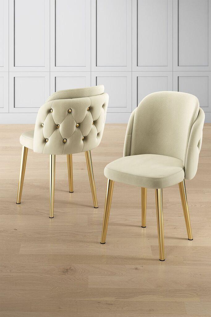 Hanah Home set stolica Axle, 85x59x98 cm, 4 dijela, krem