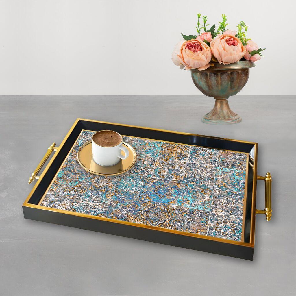 Aberto Design poslužavnik TPA9857 50 x 29 x 3,5 cm, šareni