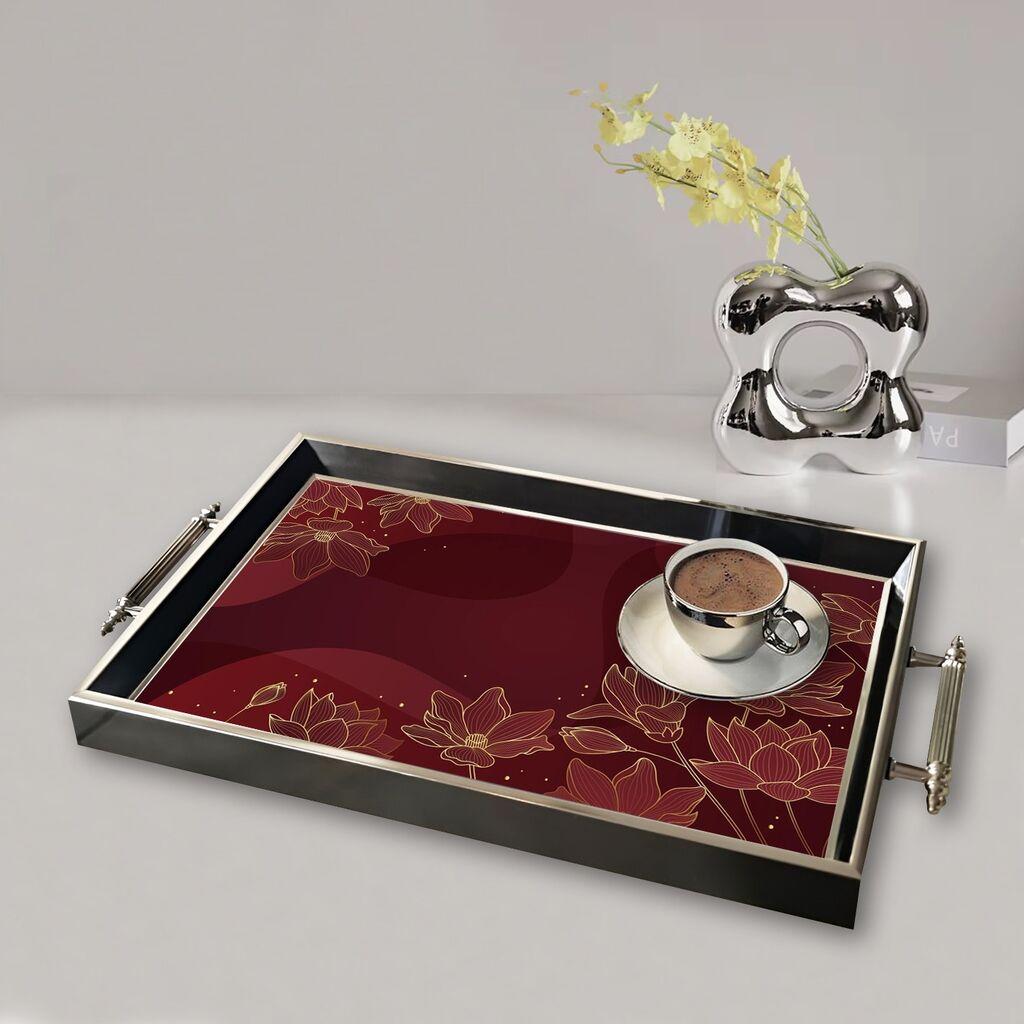 Aberto Design poslužavnik TPG9765 50 x 29 x 3,5 cm, šareni