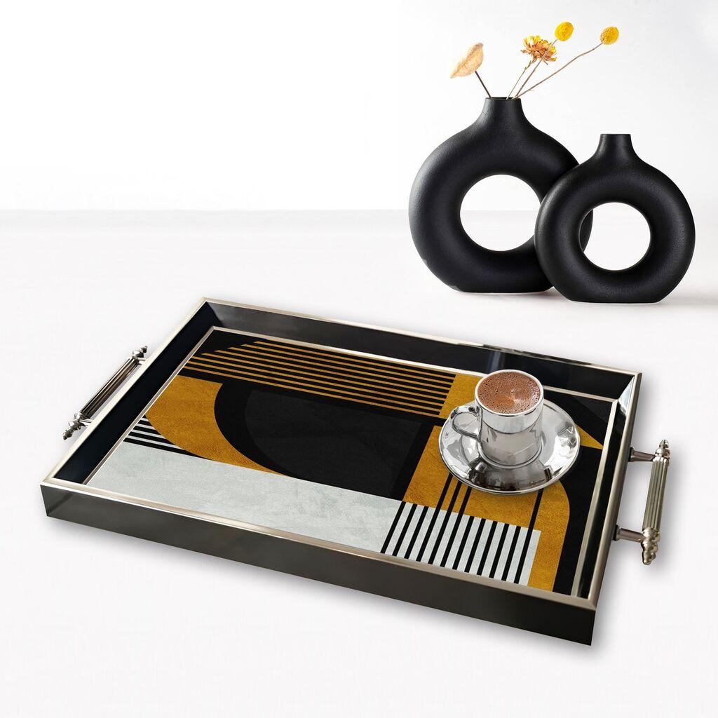 Aberto Design poslužavnik TPG9936 50 x 29 x 3,5 cm, šareni