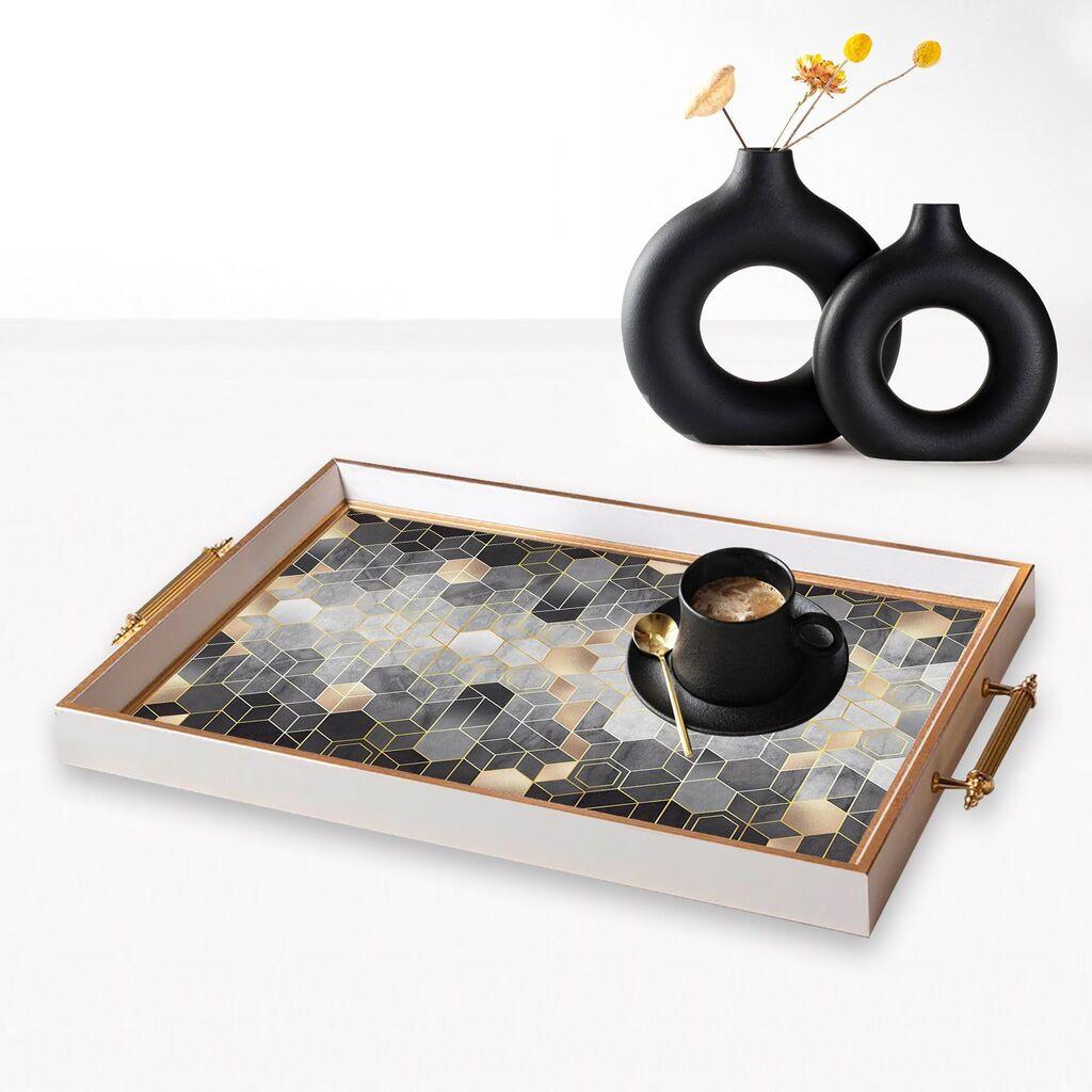 Aberto Design poslužavnik TPB9865 50 x 29 x 3,5 cm, šareni