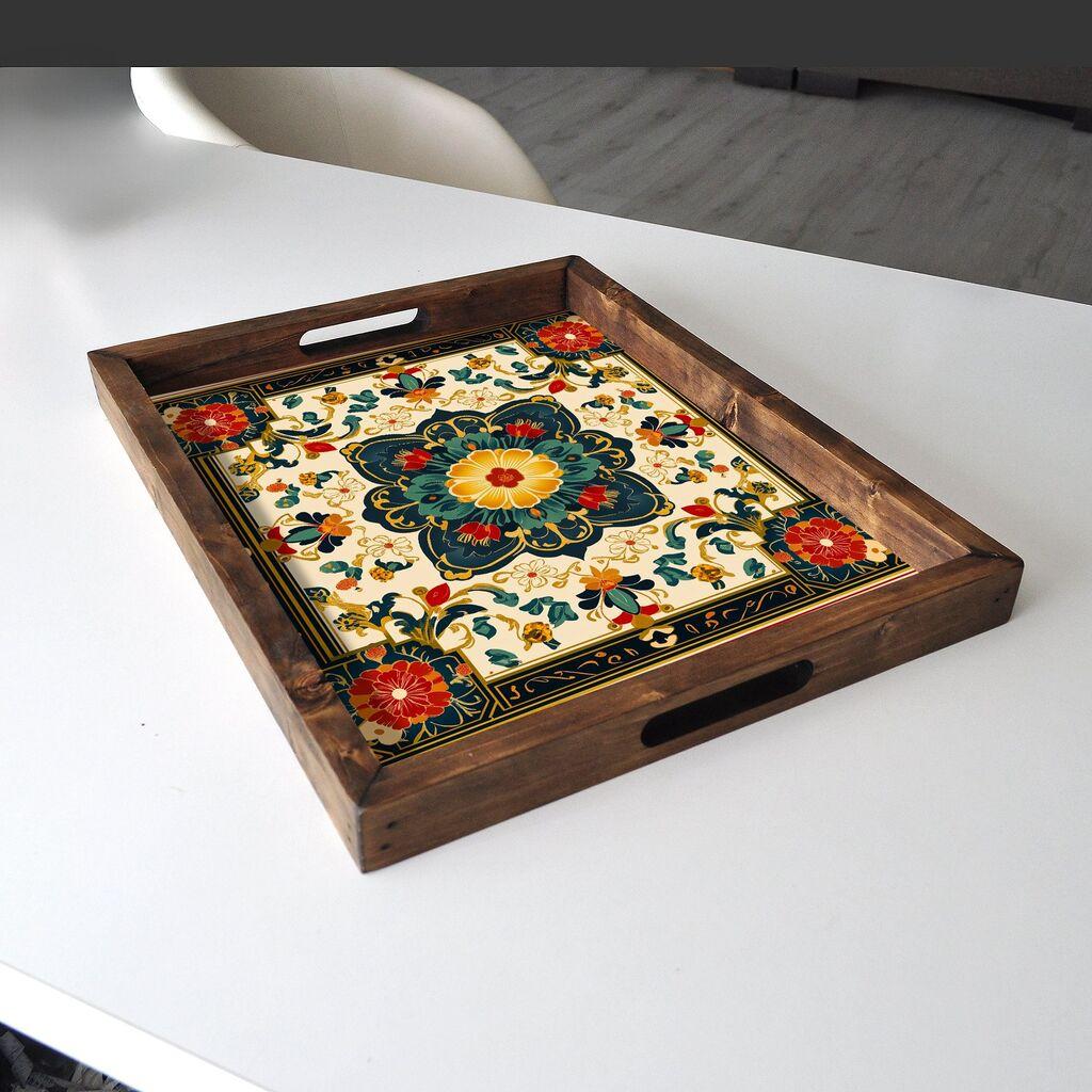 Aberto Design poslužavnik REF029 48 x 38 x 4 cm, šareni