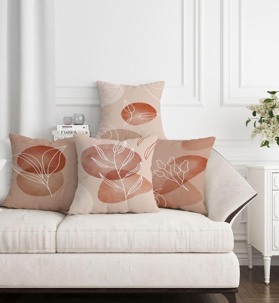 Aberto Design Set ukrasnih jastučnica ASR-plw4-2, 43 x 43 cm, 4 komada, Višebojne