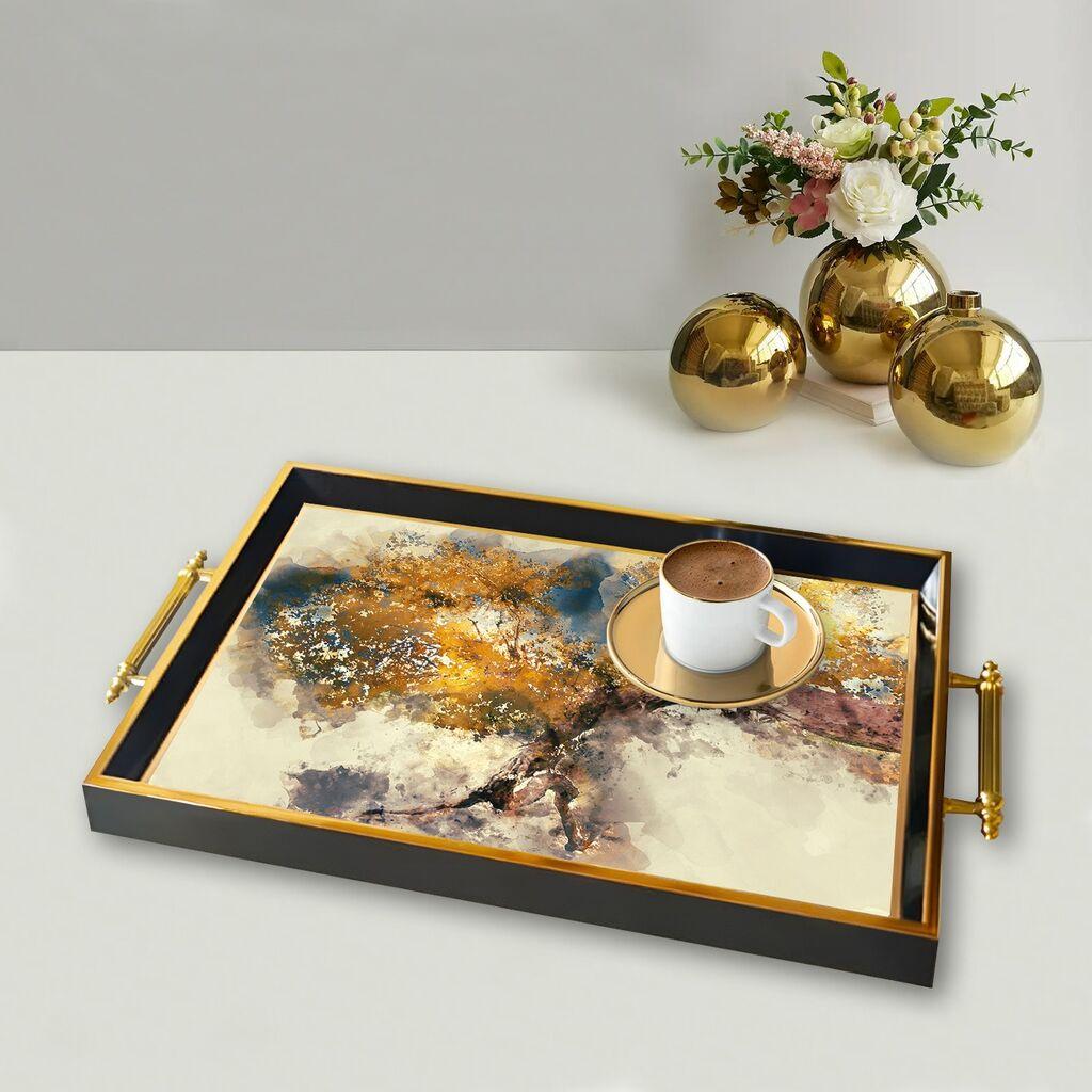 Aberto Design poslužavnik TPA9946 50 x 29 x 3,5 cm, šareni