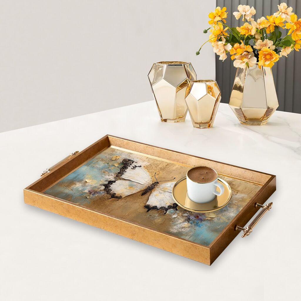 Aberto Design poslužavnik TPEA9887 50 x 29 x 3,5 cm, šareni