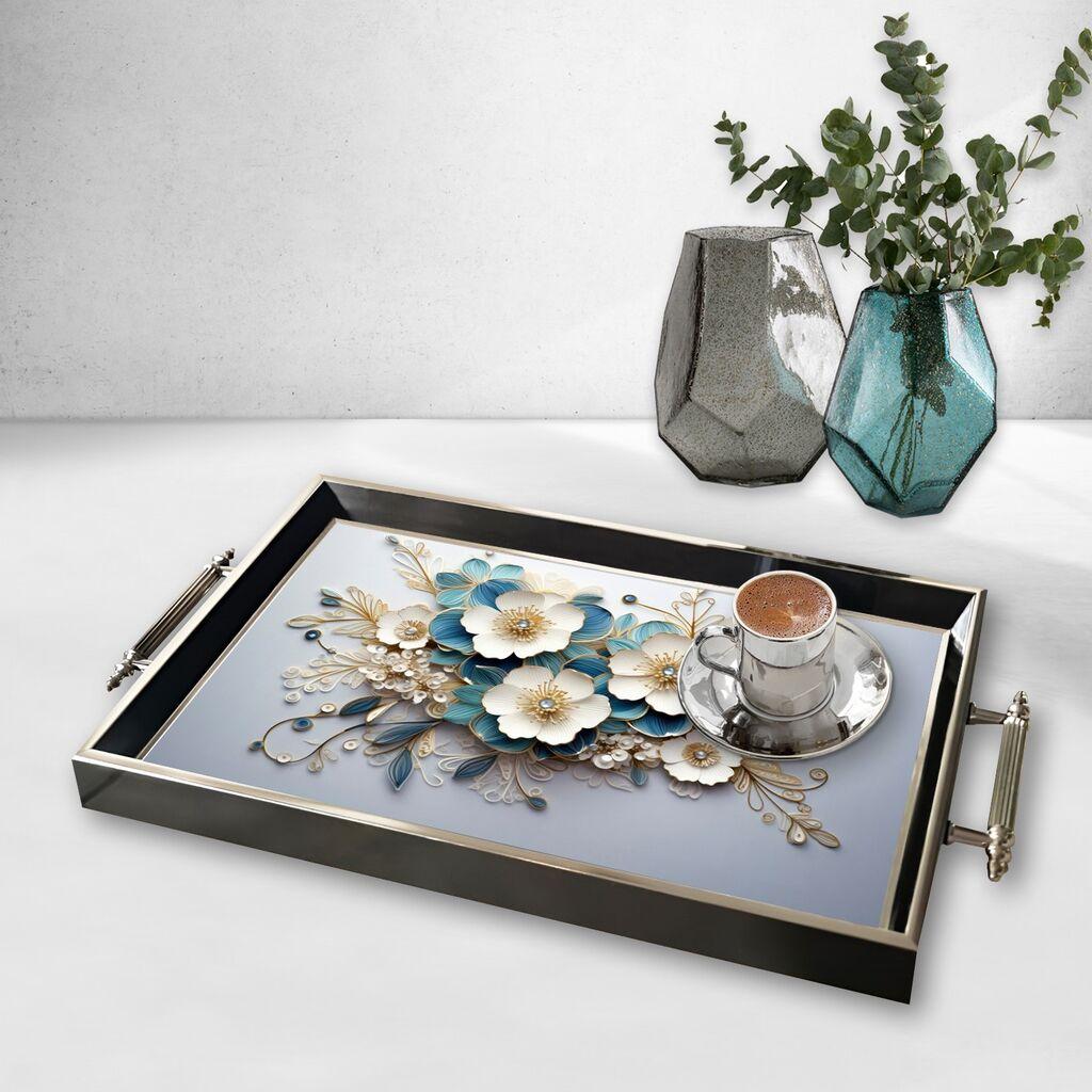 Aberto Design poslužavnik TPG9901 50 x 29 x 3,5 cm, šareni