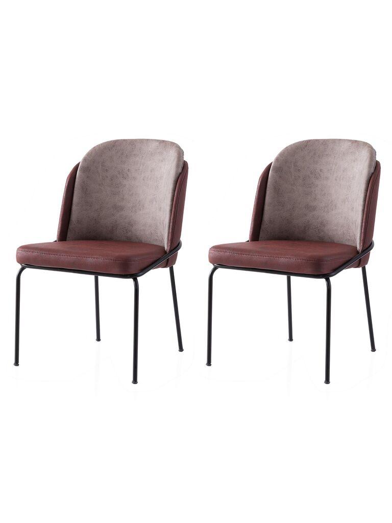 Hanah Home set stolica Dore-197 V2, 70x47x98,5 cm, 2 dijela, crvena