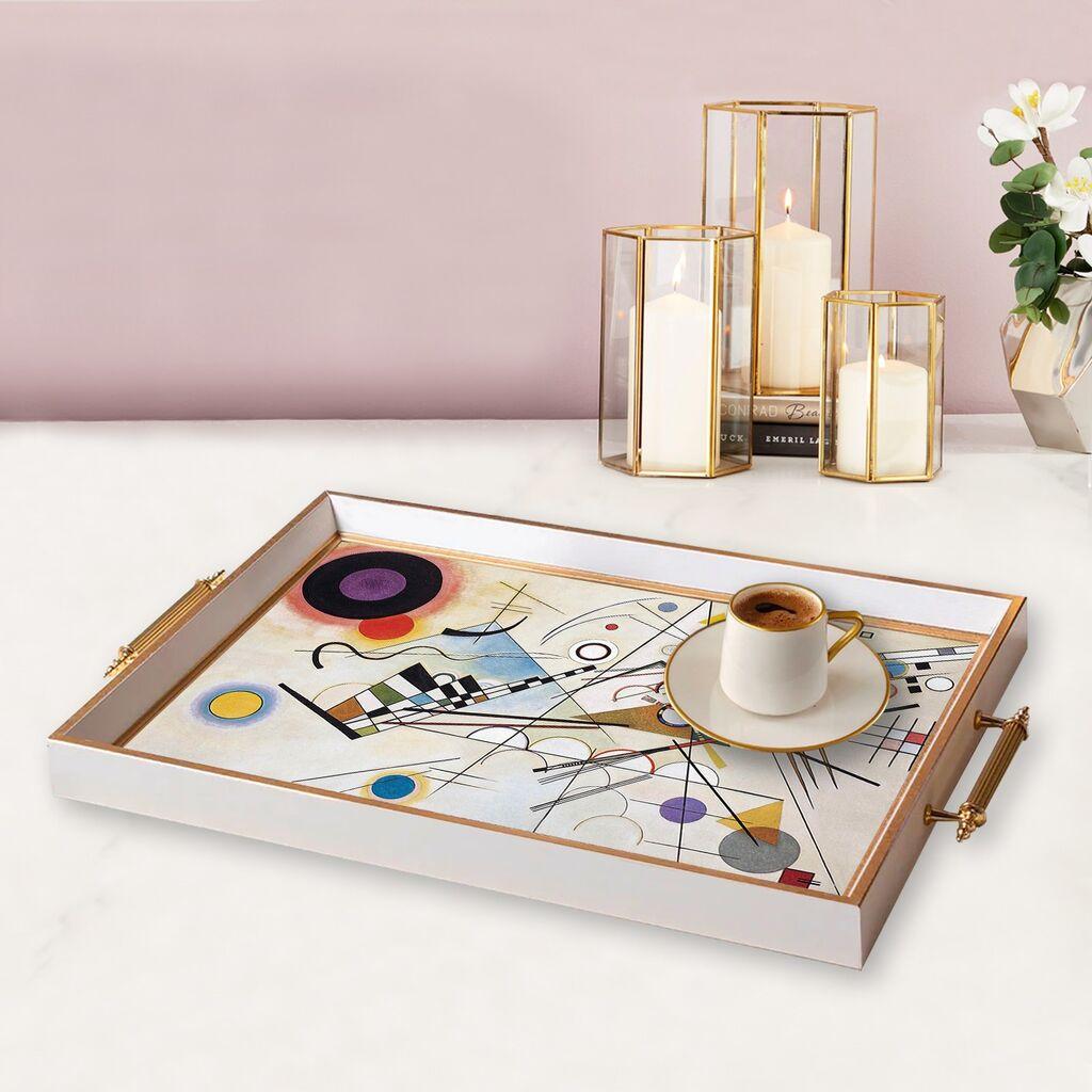 Aberto Design poslužavnik TPB9939 50 x 29 x 3,5 cm, šareni