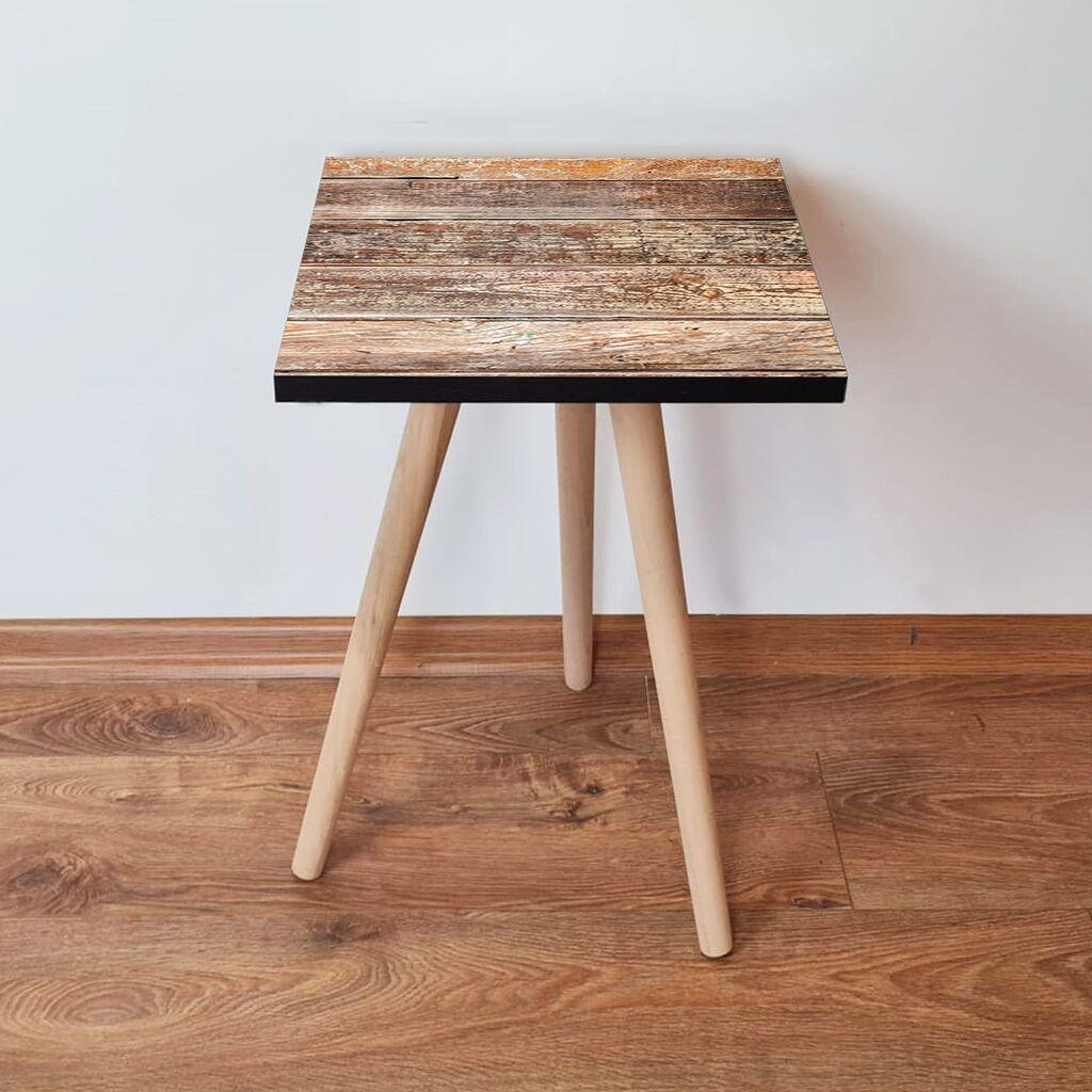 Hanah Home Club sto Shp121, 35x42x35 cm, Smeđa