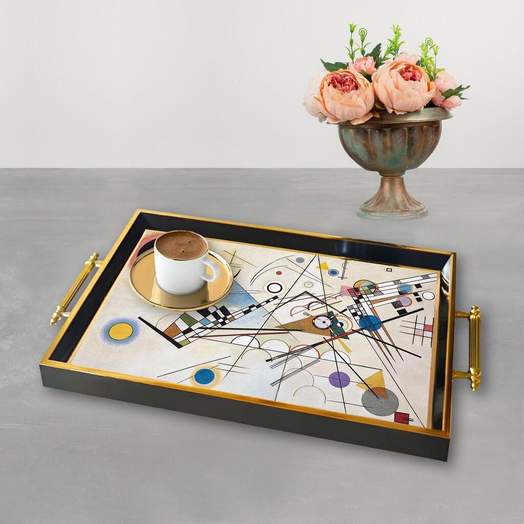 Aberto Design poslužavnik TPA9939 50 x 29 x 3,5 cm, šareni