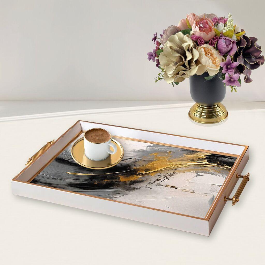 Aberto Design poslužavnik TPB9927 50 x 29 x 3,5 cm, šareni