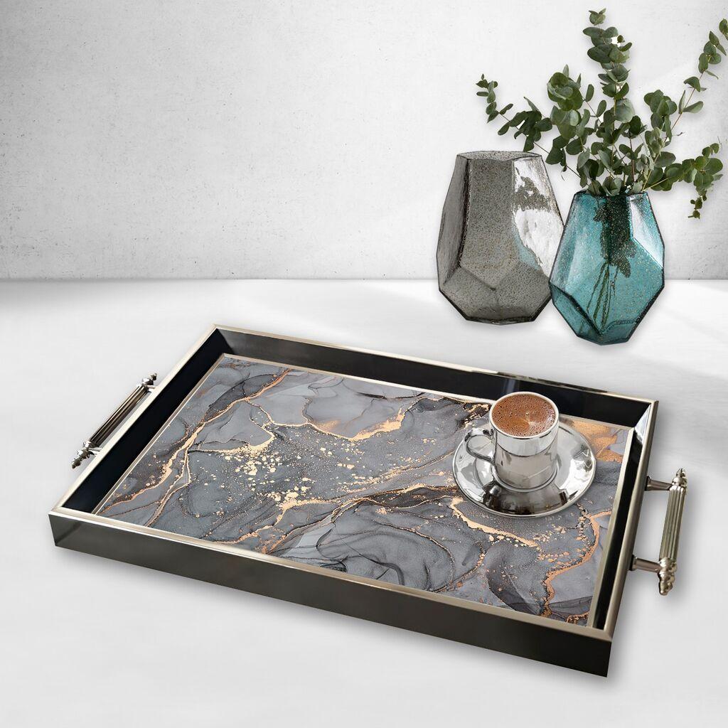 Aberto Design poslužavnik TPG9874 50 x 29 x 3,5 cm, šareni