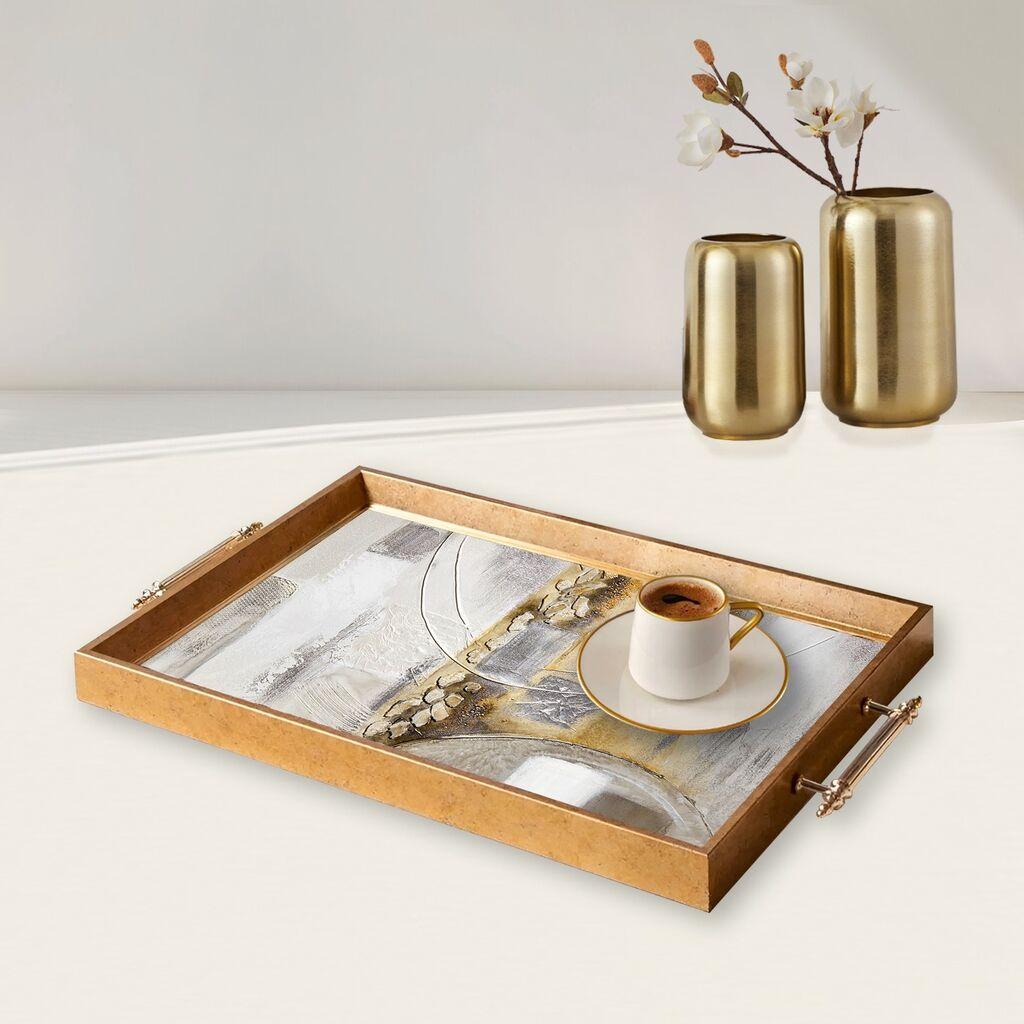 Aberto Design poslužavnik TPEA9944 50 x 29 x 3,5 cm, šareni