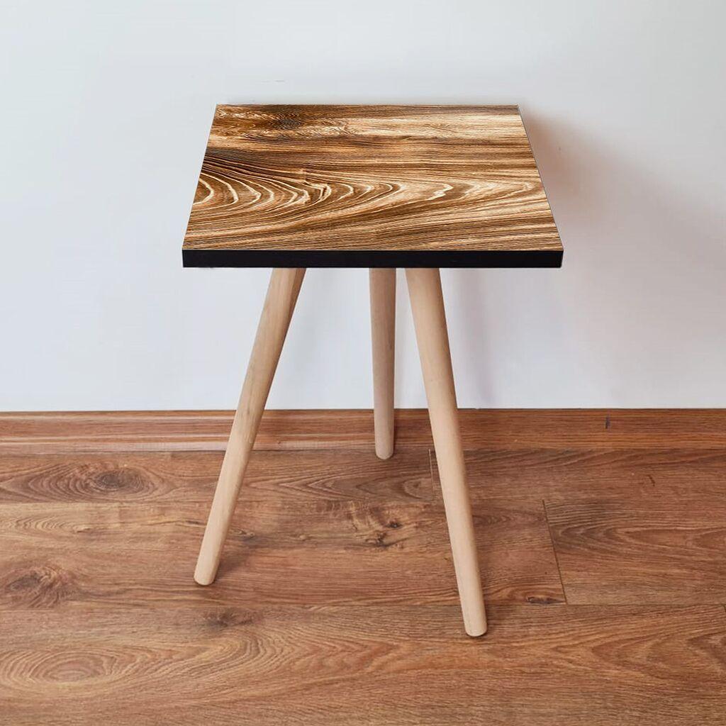 Hanah Home Club sto Shp346, 35x42x35 cm, Smeđa