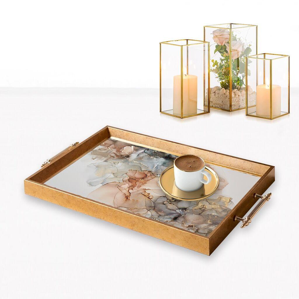 Aberto Design poslužavnik TPEA9875 50 x 29 x 3,5 cm, šareni