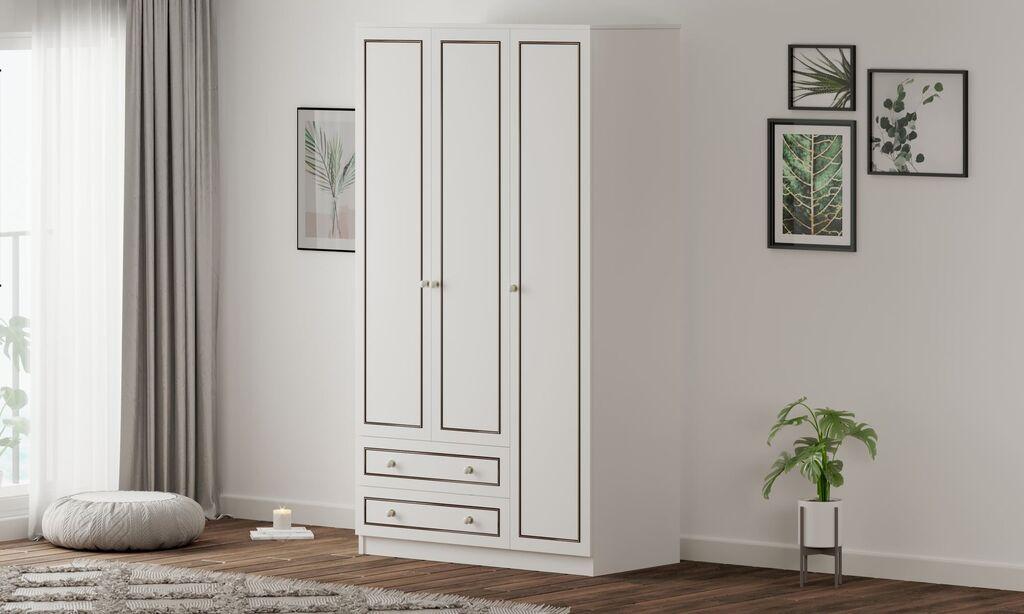 Hanah Home Ormar Rb-093-01, 105x180x52 cm, Bijeli