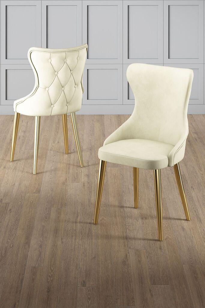 Hanah Home Alpa set stolica, 85x59x98 cm, 4 dijela, krem