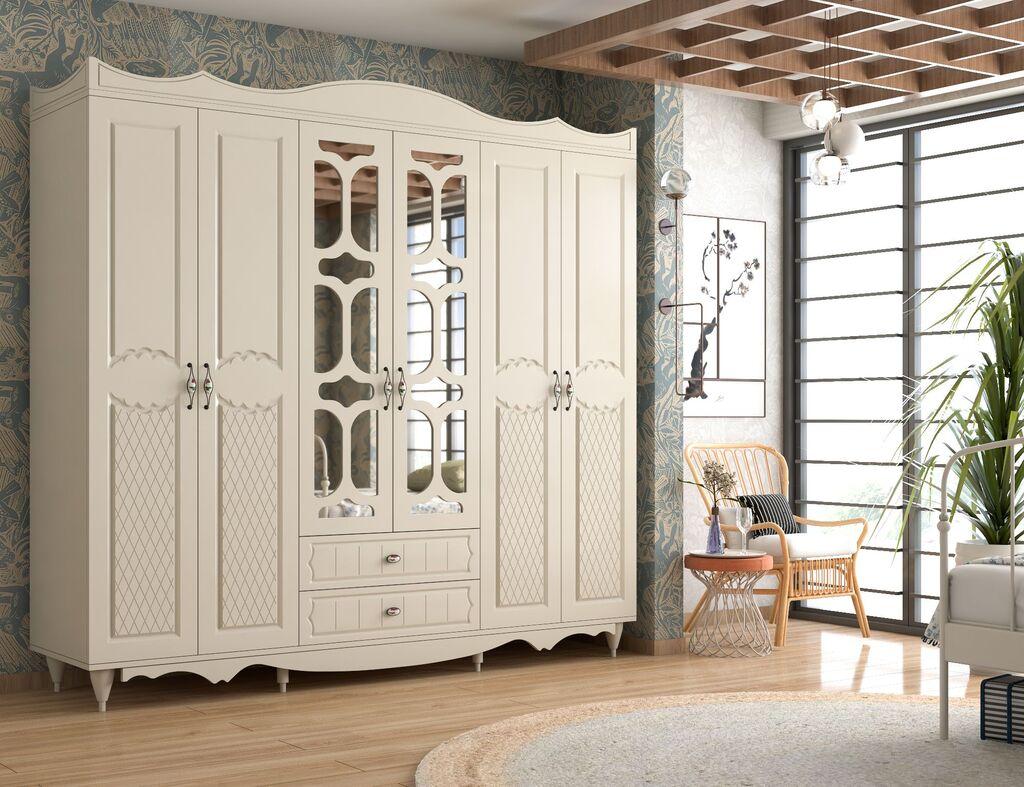 Hanah Home Ormar Rb-049, 210x190x52 cm, Bež