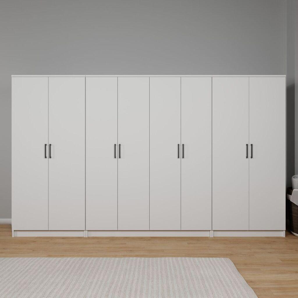 Hanah Home Ormar Kardelen 1600-108, 300x180x51.8 cm, Bijela