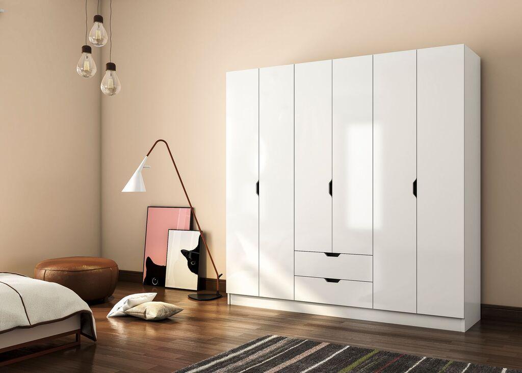 Hanah Home Ormar Rb-157, 180x180x45 cm, Bijeli