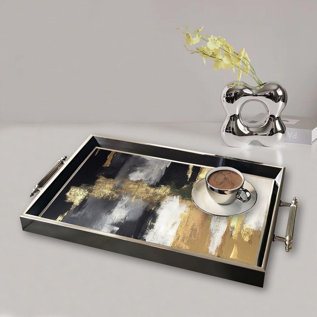 Aberto Design poslužavnik TPG9840 50 x 29 x 3,5 cm, šareni