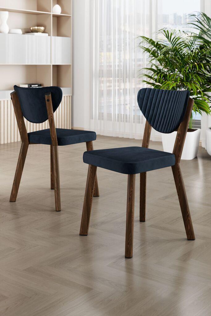 Hanah Home Arfe set stolica, 101x76x26 cm, 4 dijela, Teget