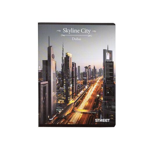 Standard Papir Sveska Skyline Street, Meka korica, A5, 54 lista, Šarena