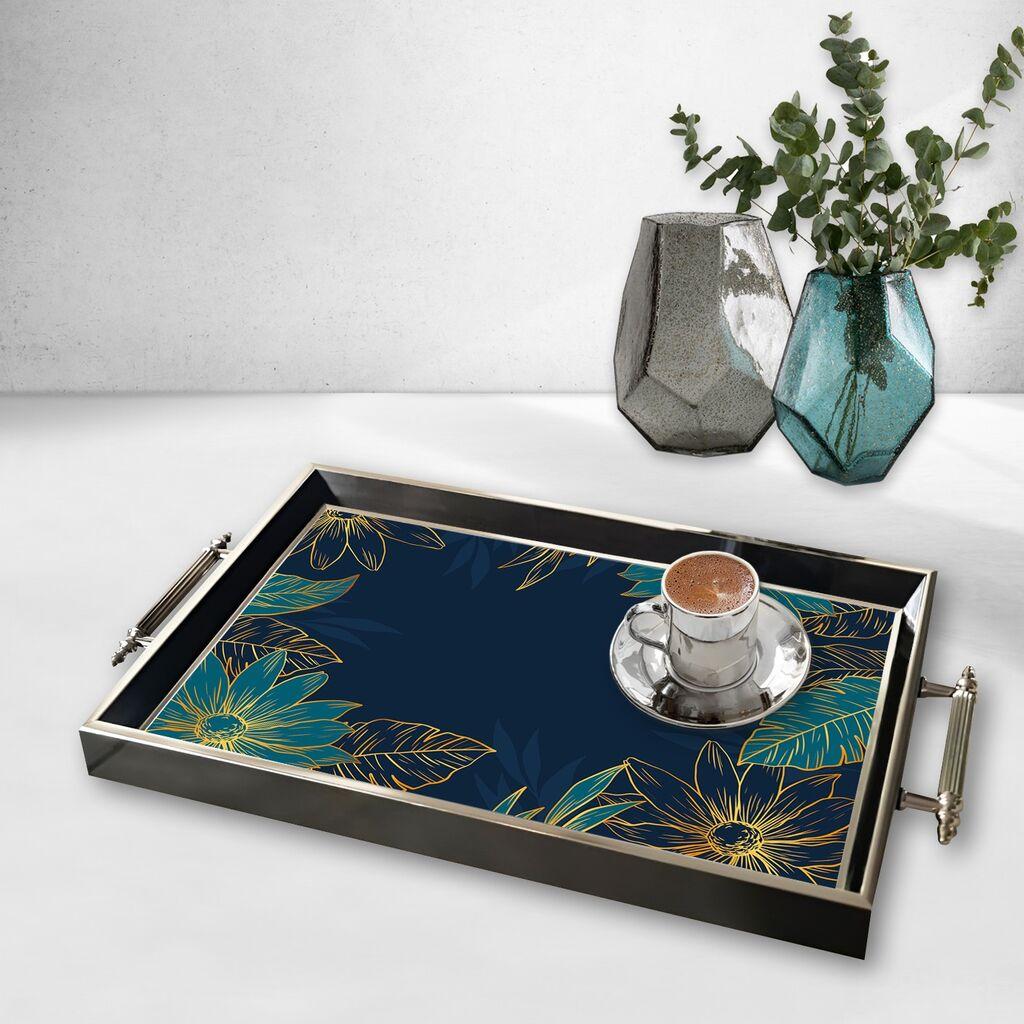 Aberto Design poslužavnik TPG9772 50 x 29 x 3,5 cm, šareni