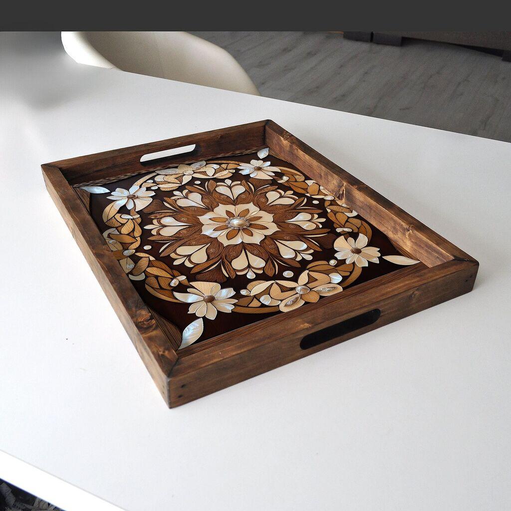 Aberto Design poslužavnik REF045 48 x 38 x 4 cm, šareni