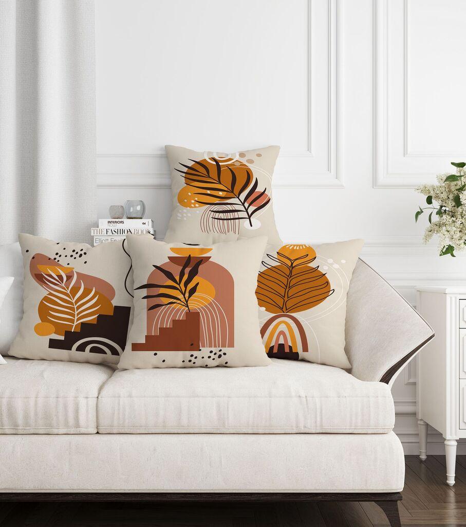 Aberto Design Set ukrasnih jastučnica ASR-plw4-12, 43 x 43 cm, 4 komada, Višebojne