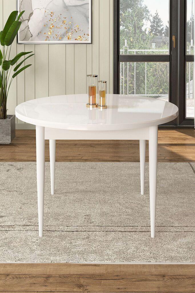 Hanah Home Trpezarijski sto Rox, 90x75x90 cm, Bijeli