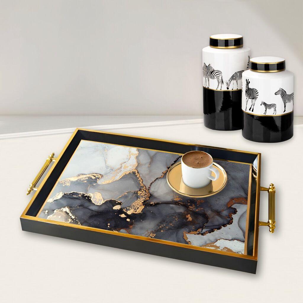 Aberto Design poslužavnik TPA9869 50 x 29 x 3,5 cm, šareni