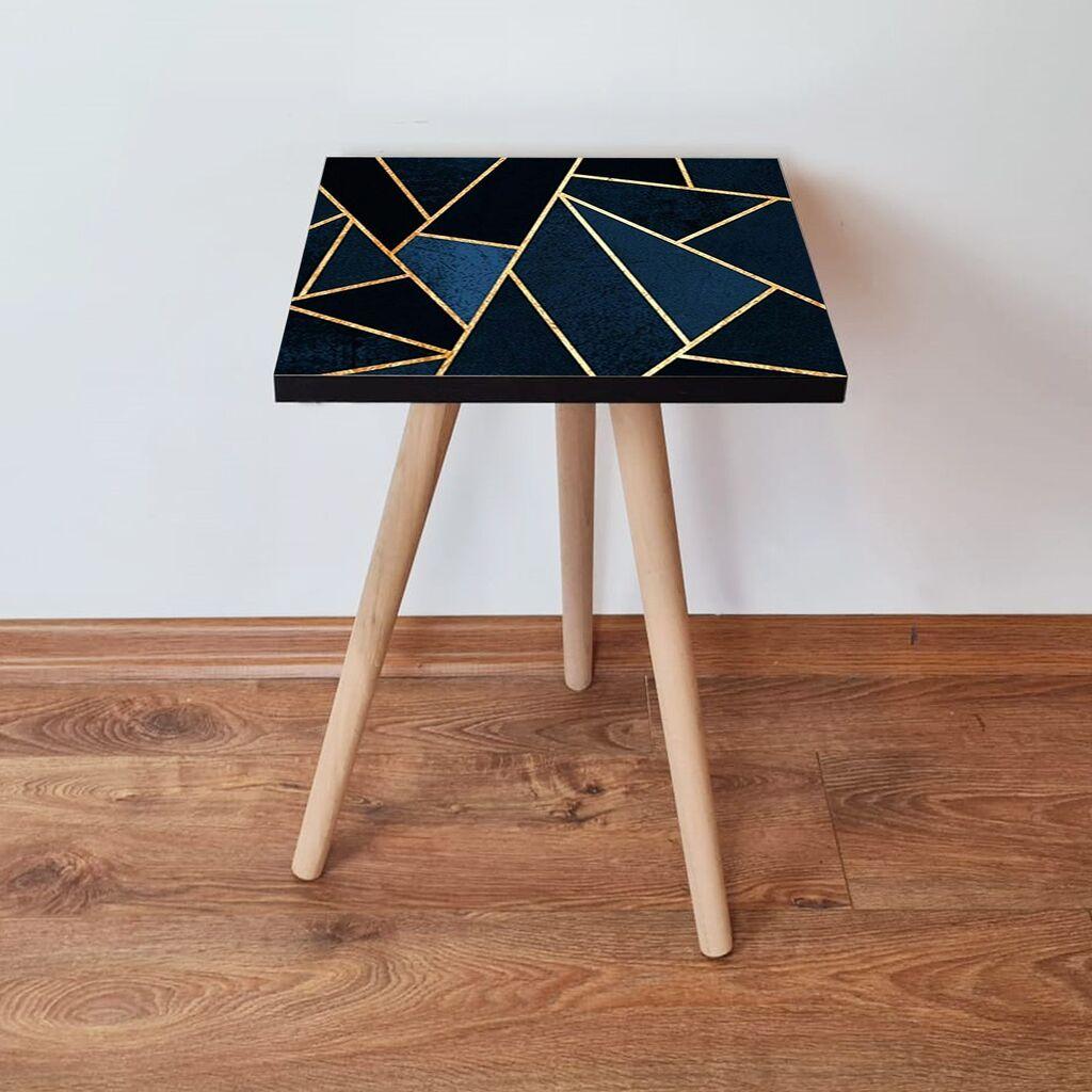 Hanah Home Club sto Shp321, 35x42x35 cm, Tamnoplava