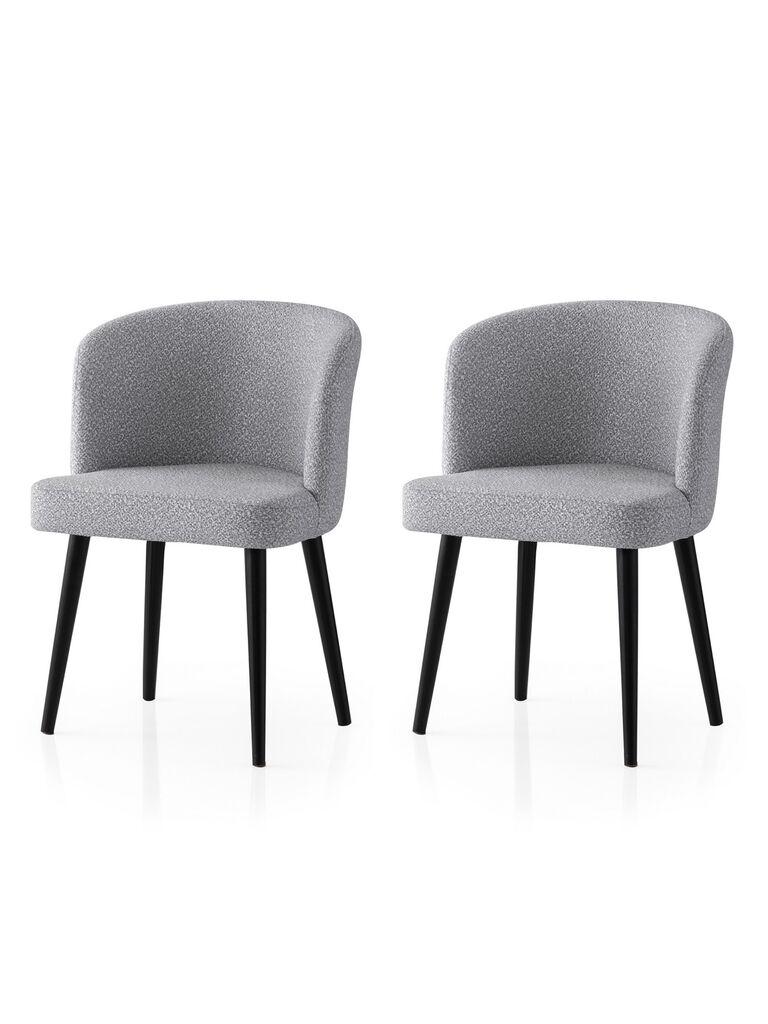 Hanah Home set stolica Soft-4115 V2, 63x56x103,5 cm, 2 dijela, Svijetlosiva