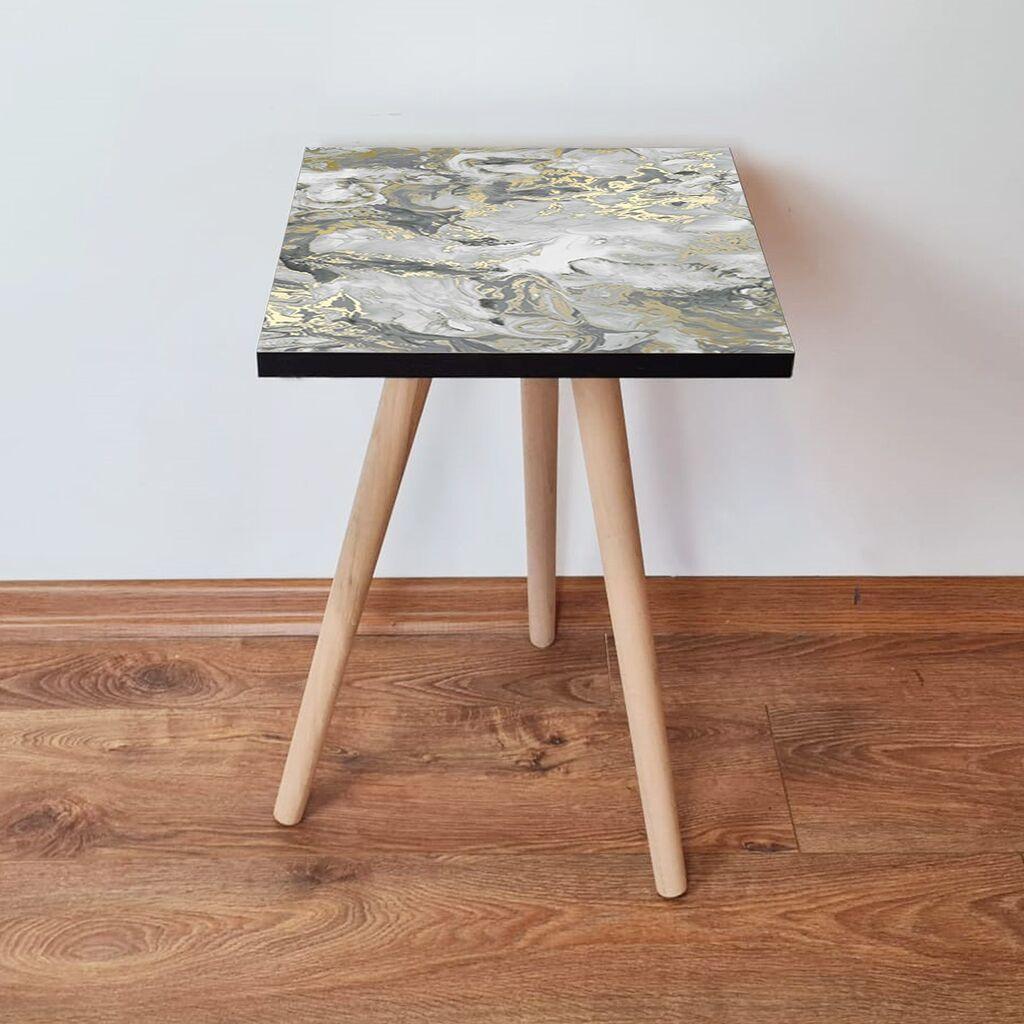 Hanah Home Club sto Shp163, 35x42x35 cm, siva