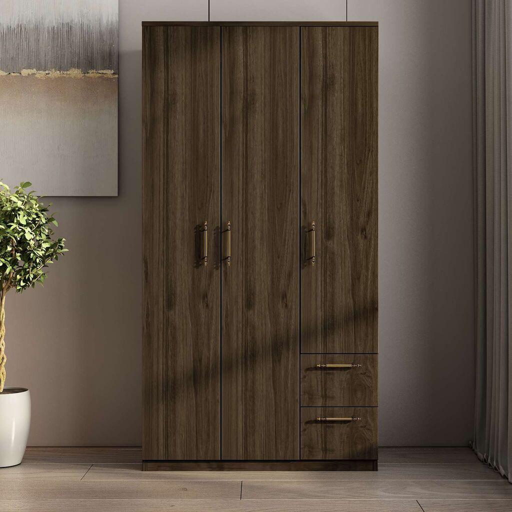 Hanah Home Ormar Merlin, 90x171.8x45 cm, , Smeđa