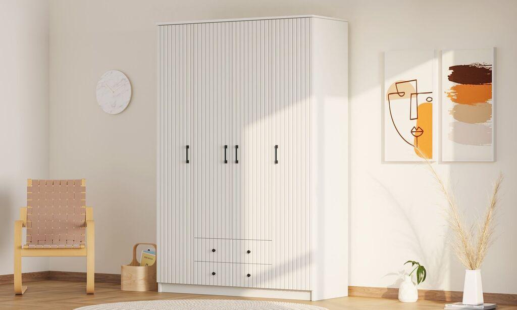 Hanah Home Ormar Rb-185-03, 140x210x52 cm, Bijeli