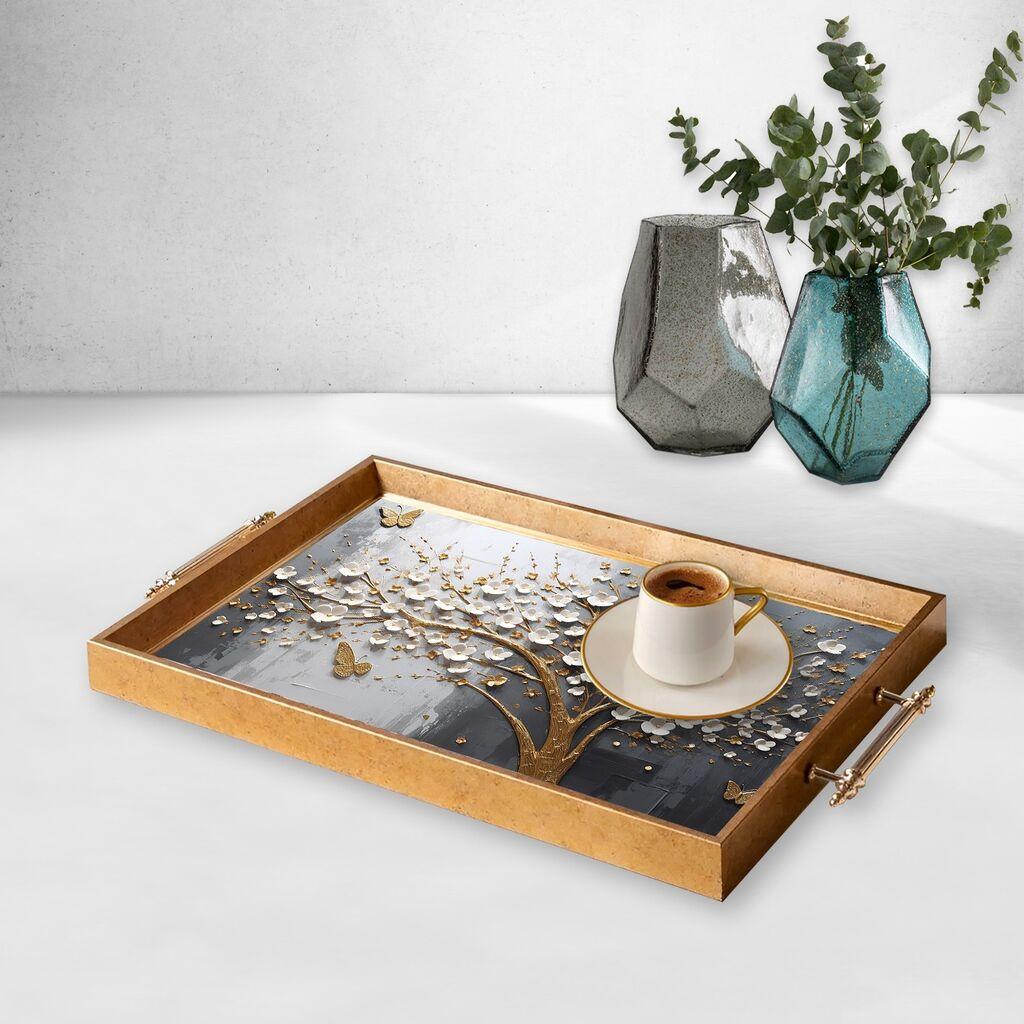 Aberto Design poslužavnik TPEA9889 50 x 29 x 3,5 cm, šareni