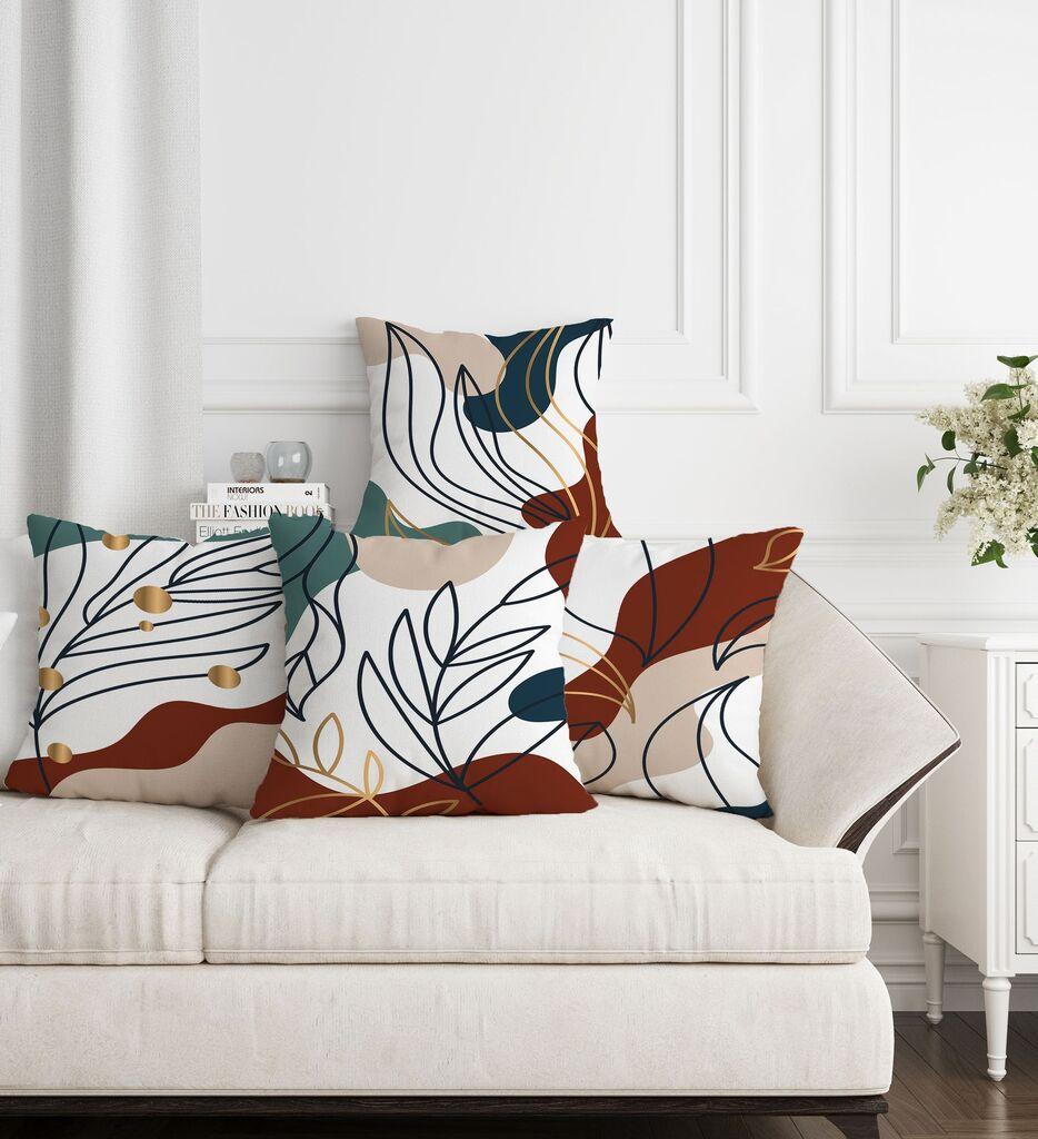 Aberto Design Set ukrasnih jastučnica ASR-plw4-1, 43 x 43 cm, 4 komada, Višebojne