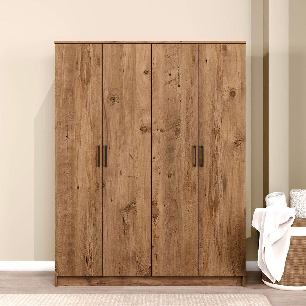 Hanah Home Ormar Kardelen 1600-114, 140x180x51.8 cm, , Smeđa