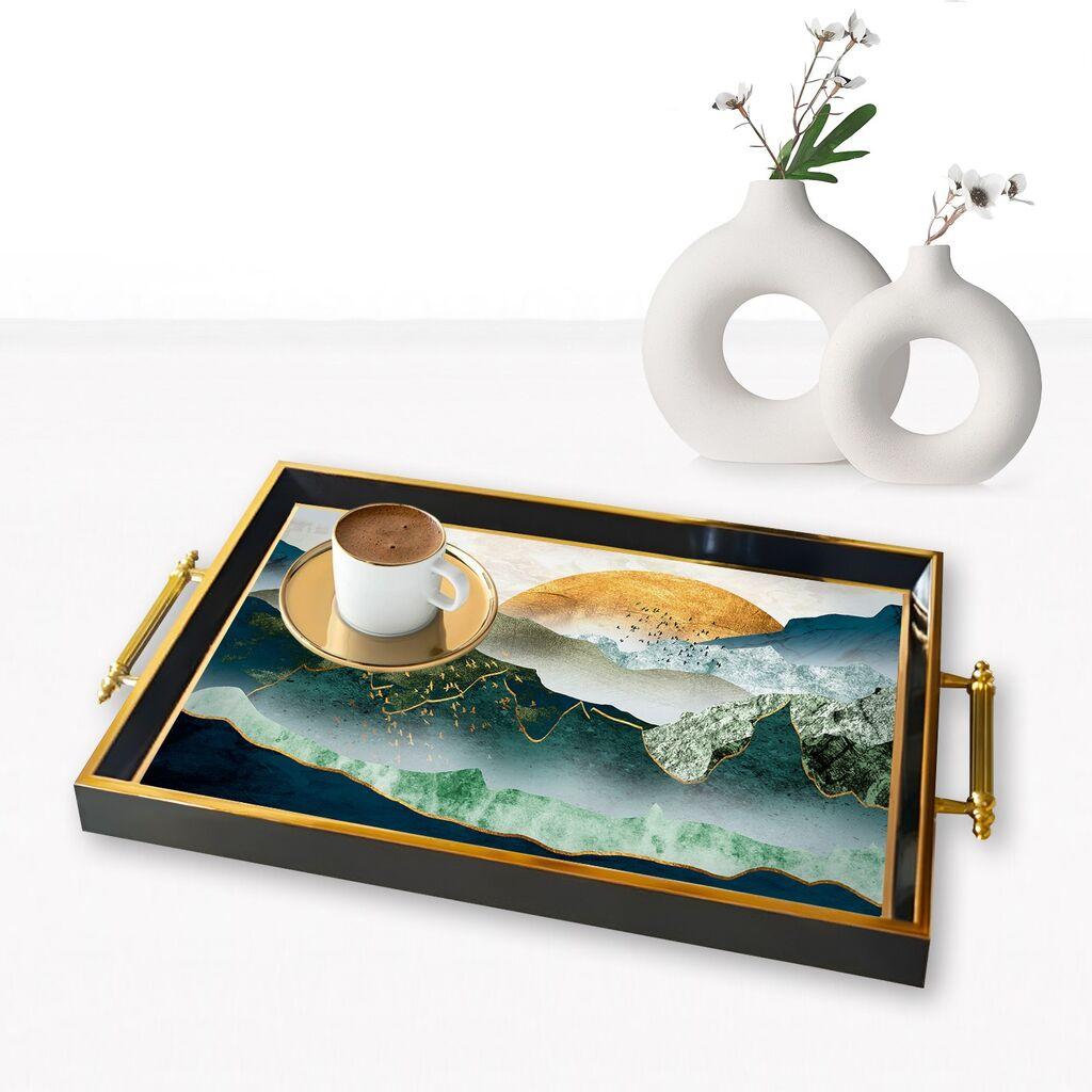 Aberto Design poslužavnik TPA9870 50 x 29 x 3,5 cm, šareni