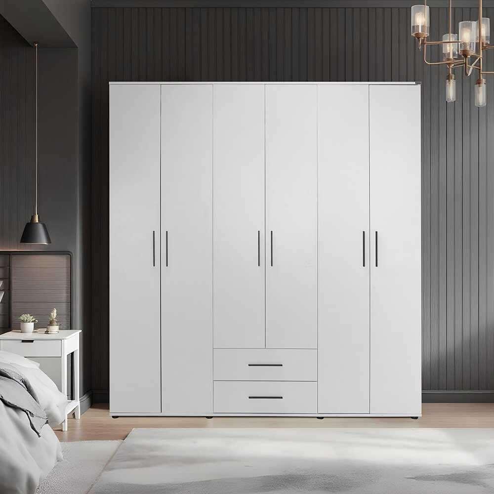 Hanah Home Ormar Bijeli, 213x206x52 cm, Bijela