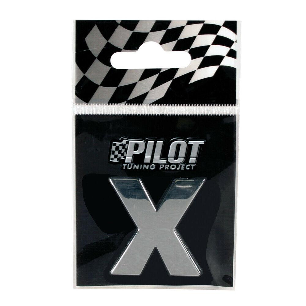 Hromirano samolepljivo 3D slovo, 28 mm, X 07884