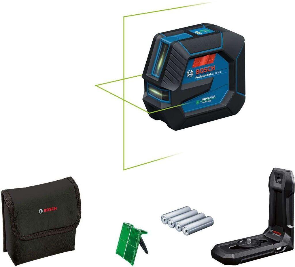 Bosch građevinski laser GLL 20-22 G, linijski laser, 20 m, (601065600)