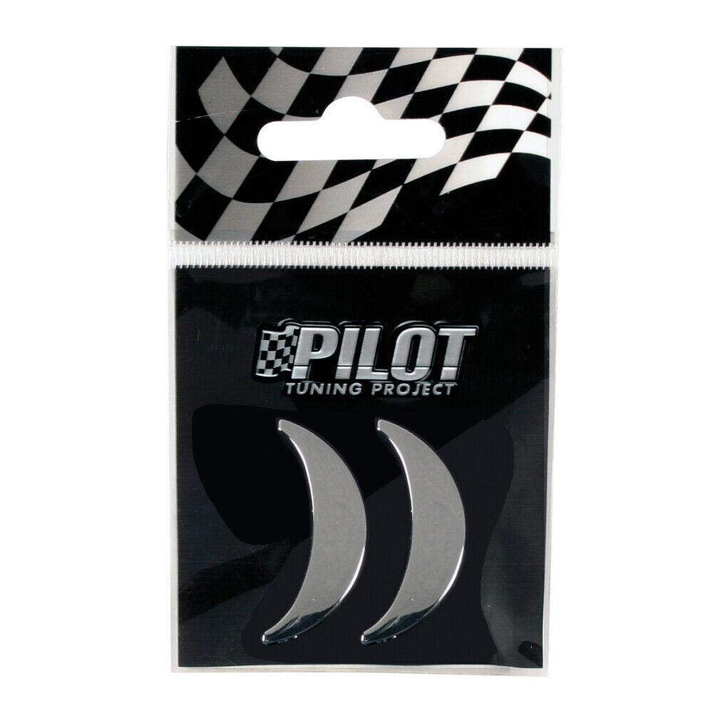 Hromirani samolepljivi 3D znak, 28 mm, () 07905