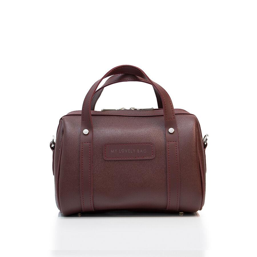 Lovely Bag GIGI - bordo - Srebro