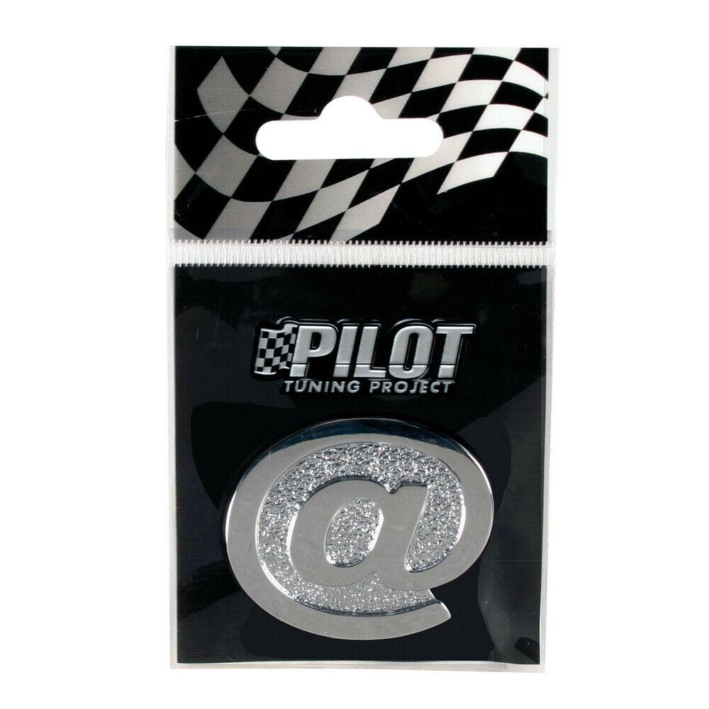 Hromirani samolepljivi 3D znak, 28 mm, @ 07898