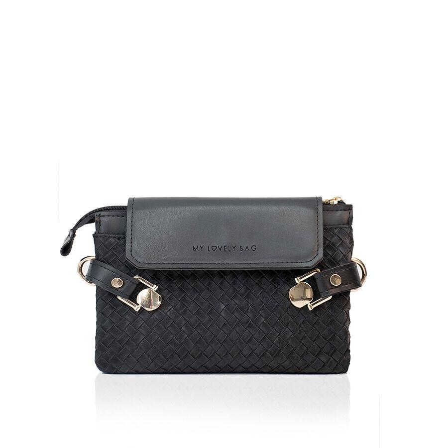 Lovely Bag AURORA BABY SUNNY - crno (pleteno)