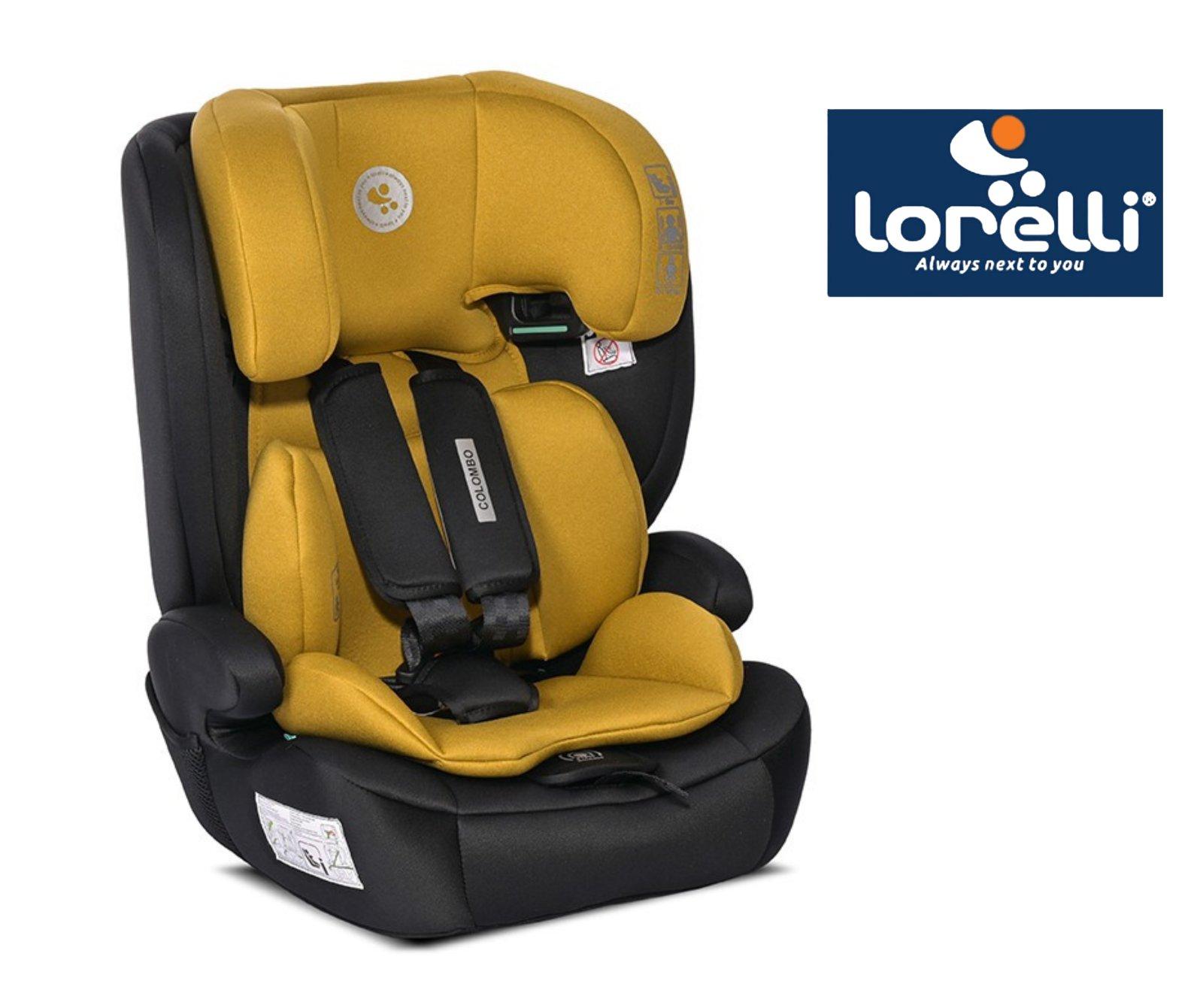 Lorelli Autosjedalica Colombo, I-size, 76-150cm, Žuta